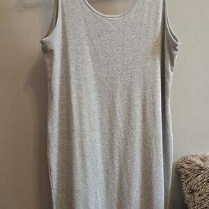H&M Gray Midi Dress